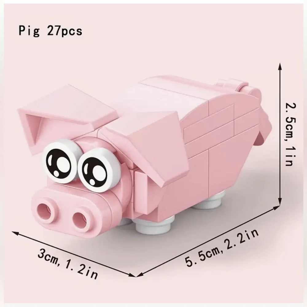 Farm Animal Building Blocks - Choose 1